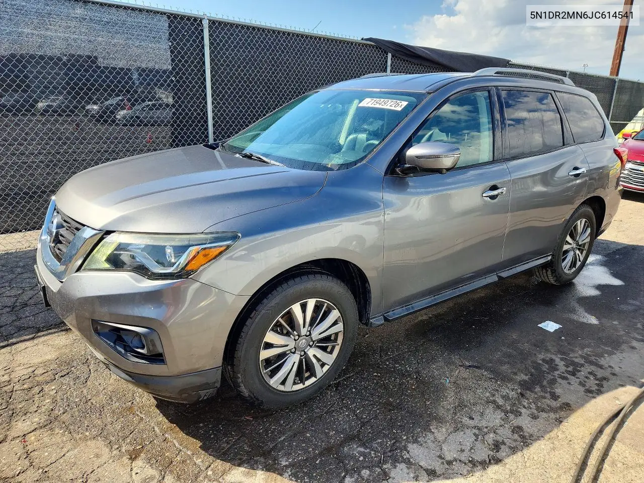 2018 Nissan Pathfinder Sl VIN 5N1DR2MN6JC614541 фото 1