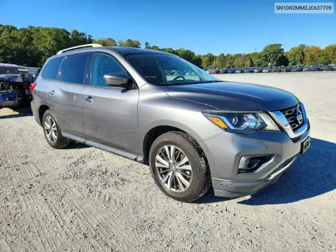 5N1DR2MM2JC637709 — 2018 Nissan Pathfinder, фото 4 с аукциона Copart, Передняя часть