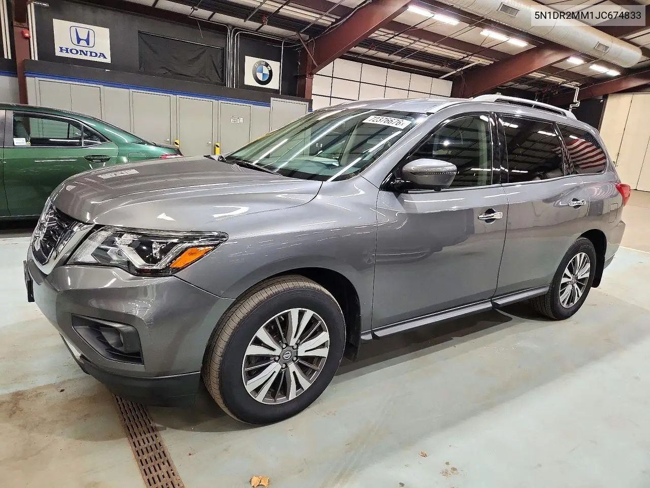 2018 Nissan Pathfinder Sl VIN 5N1DR2MM1JC674833 фото 1