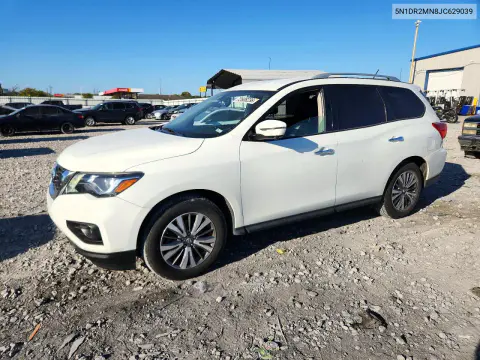 5N1DR2MN8JC629039 — 2018 Nissan Pathfinder, Задняя часть, фото до ремонта