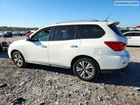 2018 Nissan Pathfinder Sl VIN 5N1DR2MN8JC629039 фото 2