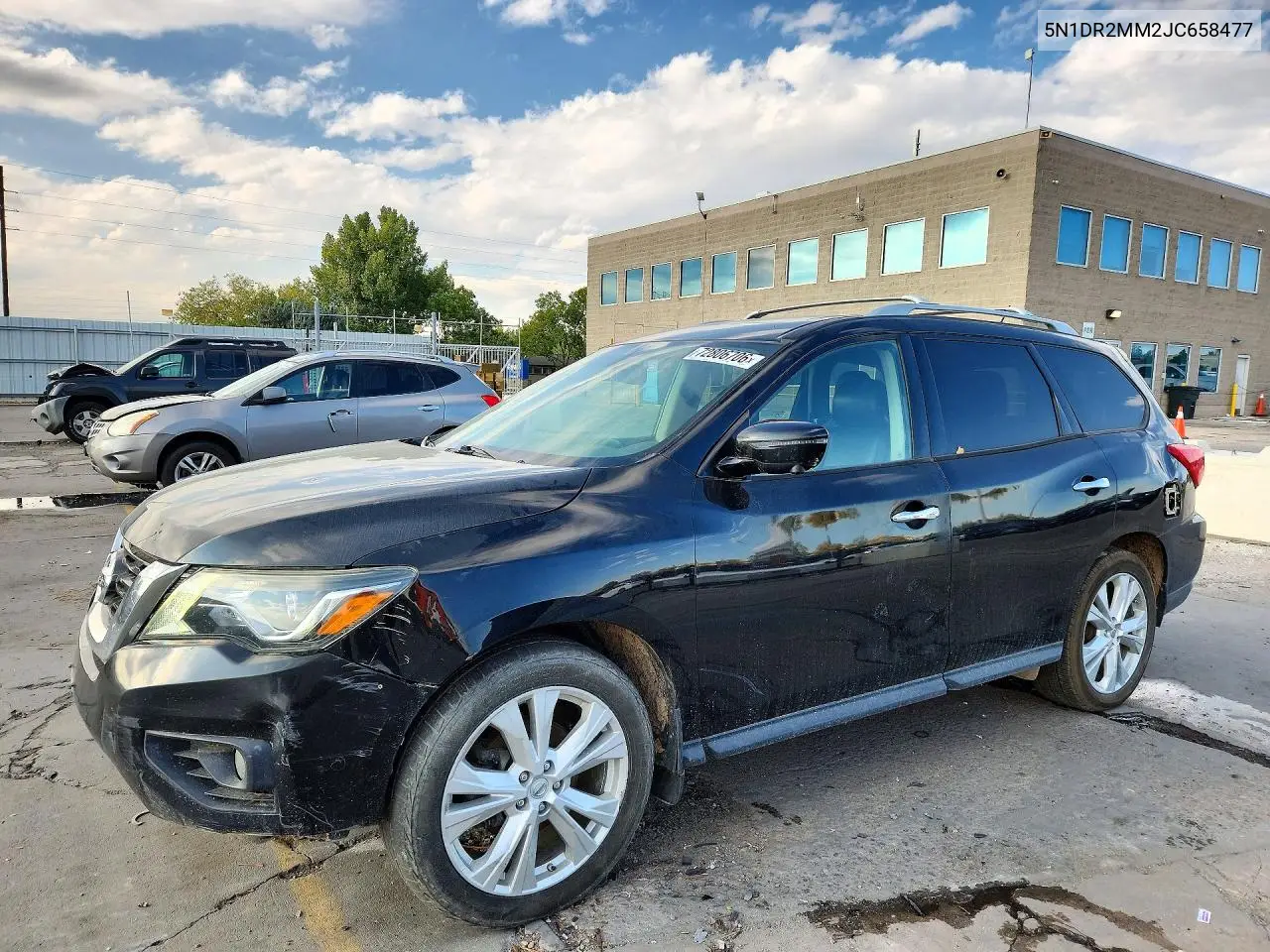 2018 Nissan Pathfinder Sl VIN 5N1DR2MM2JC658477 фото 1