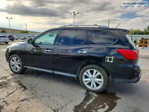 2018 Nissan Pathfinder Sl VIN 5N1DR2MM2JC658477 фото 2