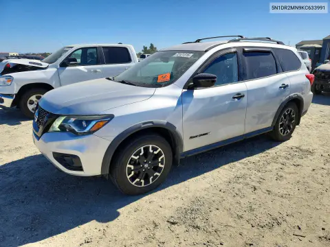 5N1DR2MN9KC633991 — 2019 Nissan Pathfinder, Передняя часть, фото до ремонта