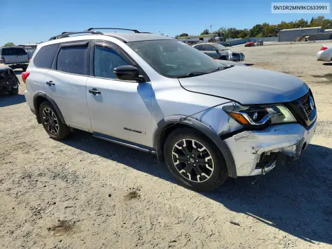 2019 Nissan Pathfinder Sv VIN 5N1DR2MN9KC633991 фото 4