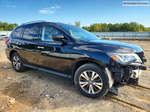 2019 Nissan Pathfinder Sl VIN 5N1DR2MM1KC629666 фото 4