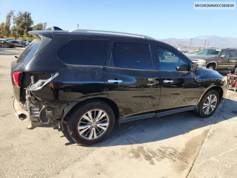 2019 Nissan Pathfinder Sv VIN 5N1DR2MNXKC583859 фото 3