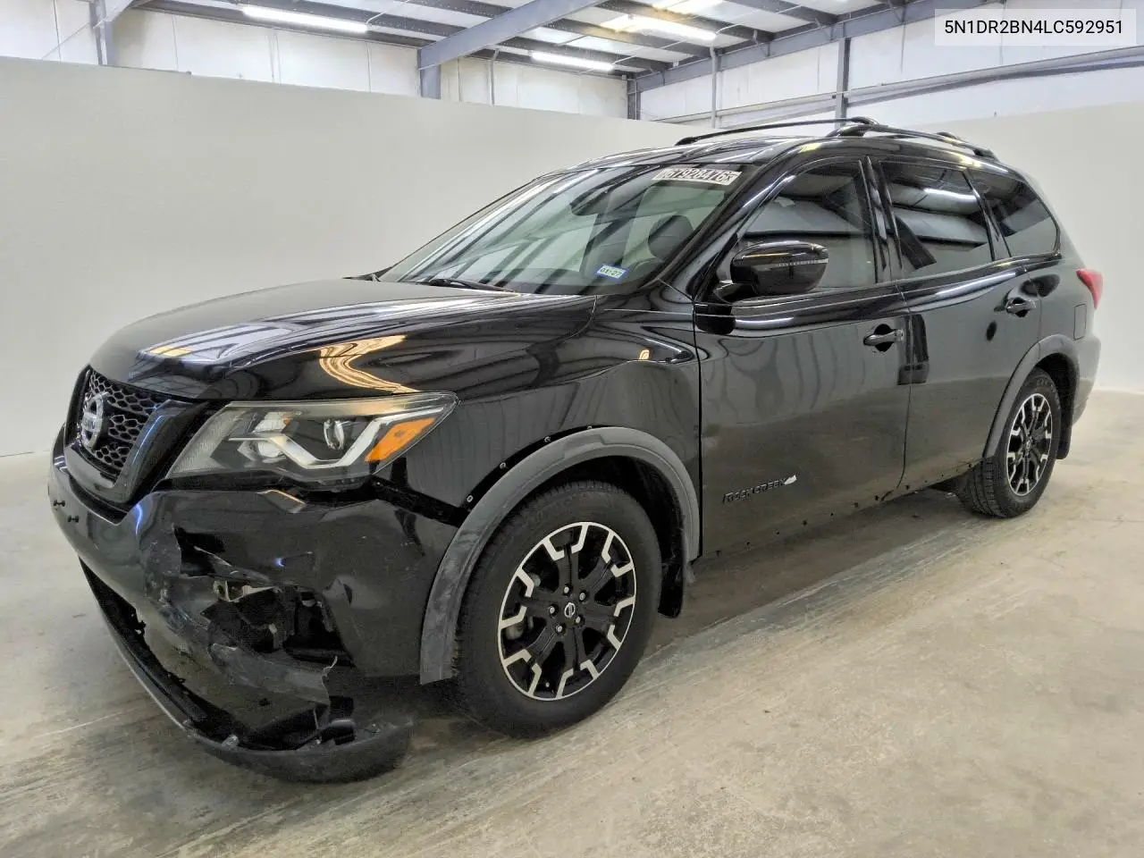 5N1DR2BN4LC592951 Nissan Pathfinder 2020 — повреждение Механические повреждения, фото до ремонта