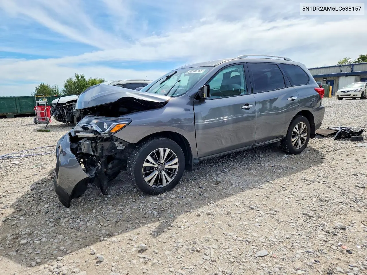 2020 Nissan Pathfinder S VIN 5N1DR2AM6LC638157 фото 1