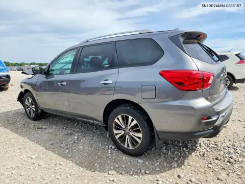 2020 Nissan Pathfinder S VIN 5N1DR2AM6LC638157 фото 2