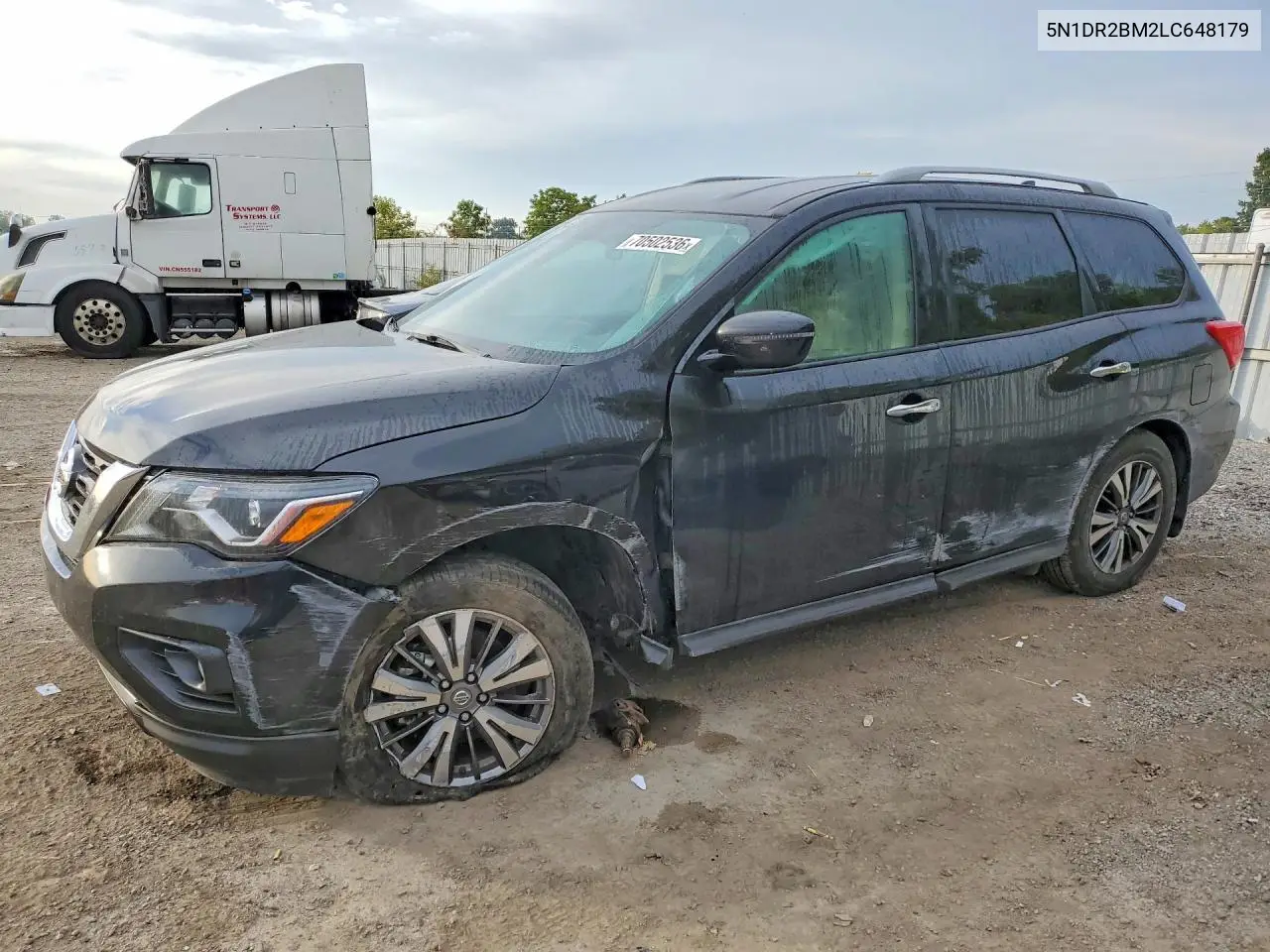 5N1DR2BM2LC648179 Nissan Pathfinder 2020 — повреждение Ходовая часть, фото до ремонта