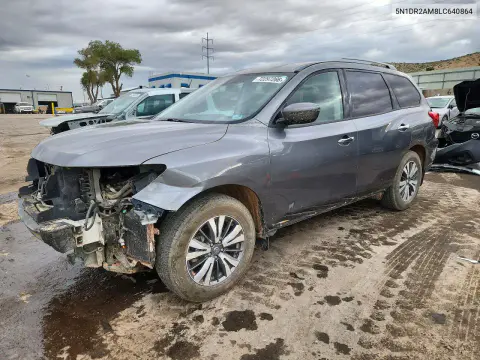 2020 Nissan Pathfinder S VIN 5N1DR2AM8LC640864 фото 1