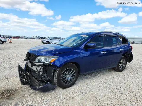 5N1DR2CN7LC614133 — 2020 Nissan Pathfinder, Задняя часть, фото до ремонта