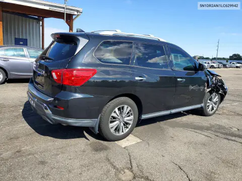 2020 Nissan Pathfinder S VIN 5N1DR2AN1LC629942 фото 3