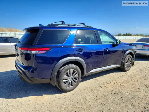 2022 Nissan Pathfinder Sv VIN 5N1DR3BBXNC241900 фото 3