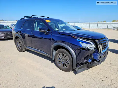 2022 Nissan Pathfinder Sv VIN 5N1DR3BBXNC241900 фото 4