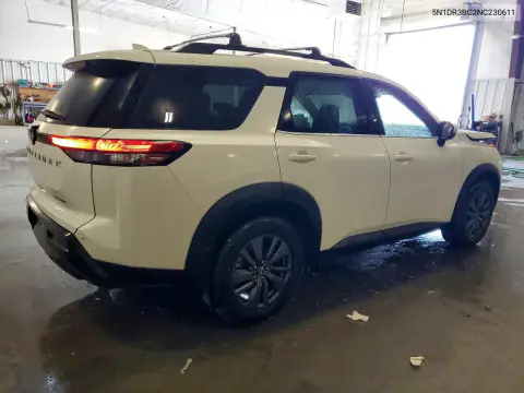 2022 Nissan Pathfinder Sv VIN 5N1DR3BC2NC230611 фото 3
