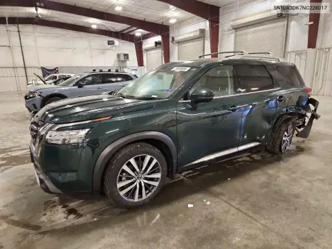 5N1DR3DK7NC228017 — 2022 Nissan Pathfinder, Задняя часть, фото до ремонта