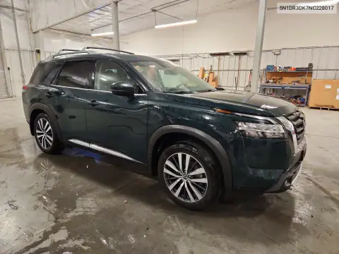 2022 Nissan Pathfinder Platinum VIN 5N1DR3DK7NC228017 фото 4