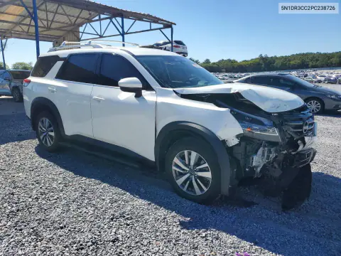 2023 Nissan Pathfinder Sl VIN 5N1DR3CC2PC238726 фото 4