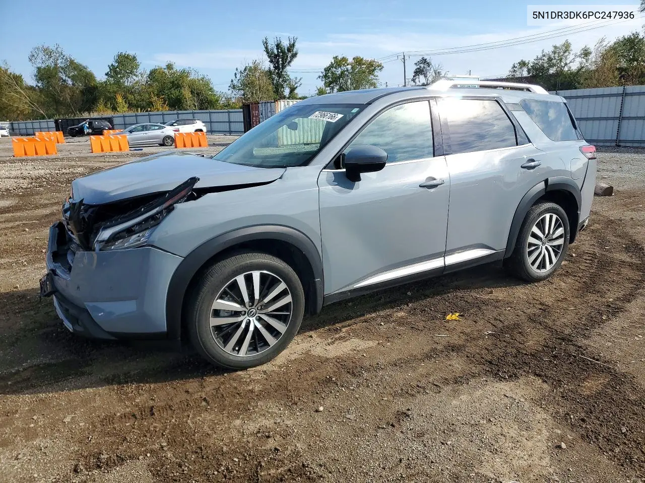 5N1DR3DK6PC247936 Nissan Pathfinder 2023 — повреждение Передняя часть, фото до ремонта