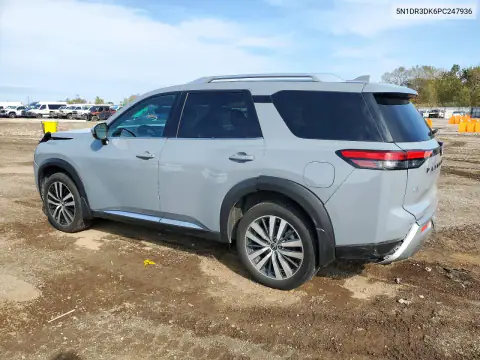 5N1DR3DK6PC247936 — 2023 Nissan Pathfinder, фото 2 с аукциона Copart, Передняя часть