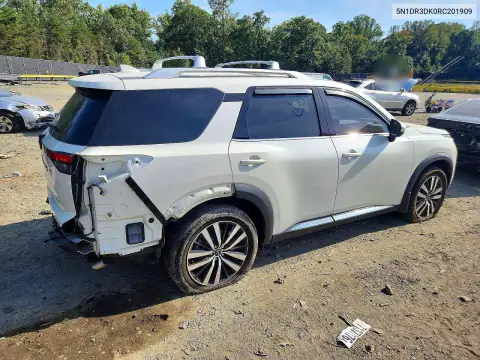 5N1DR3DK0RC201909 — 2024 Nissan Pathfinder, фото 3 с аукциона Copart, Пожар