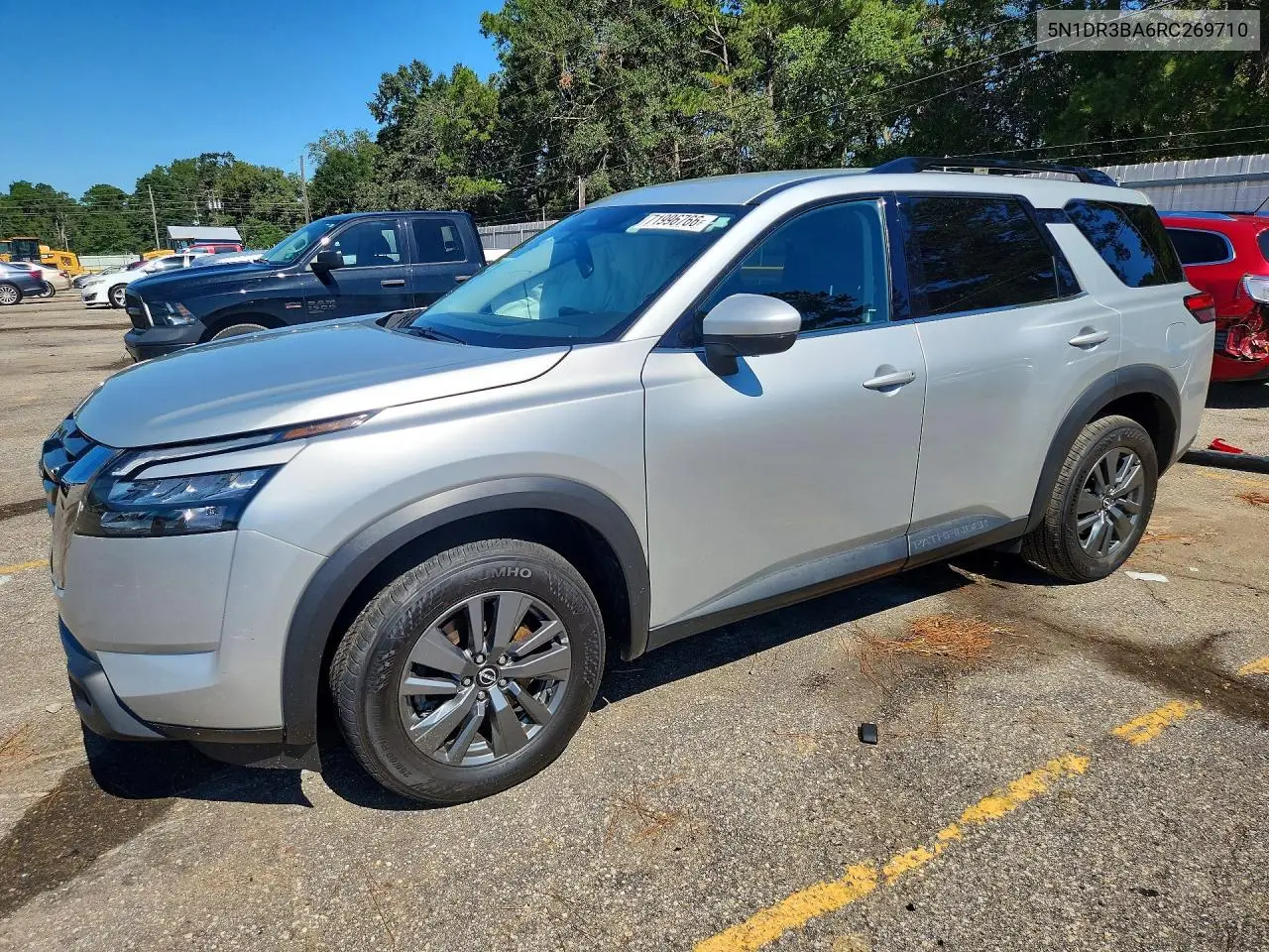 2024 Nissan Pathfinder Sv VIN 5N1DR3BA6RC269710 фото 1