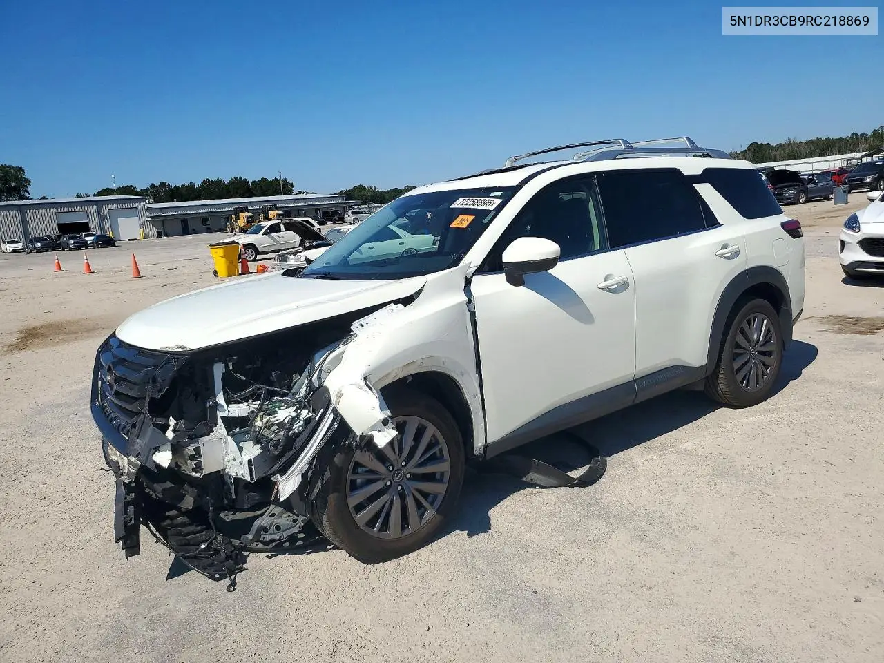 5N1DR3CB9RC218869 Nissan Pathfinder 2024 — повреждение Передняя часть, фото до ремонта