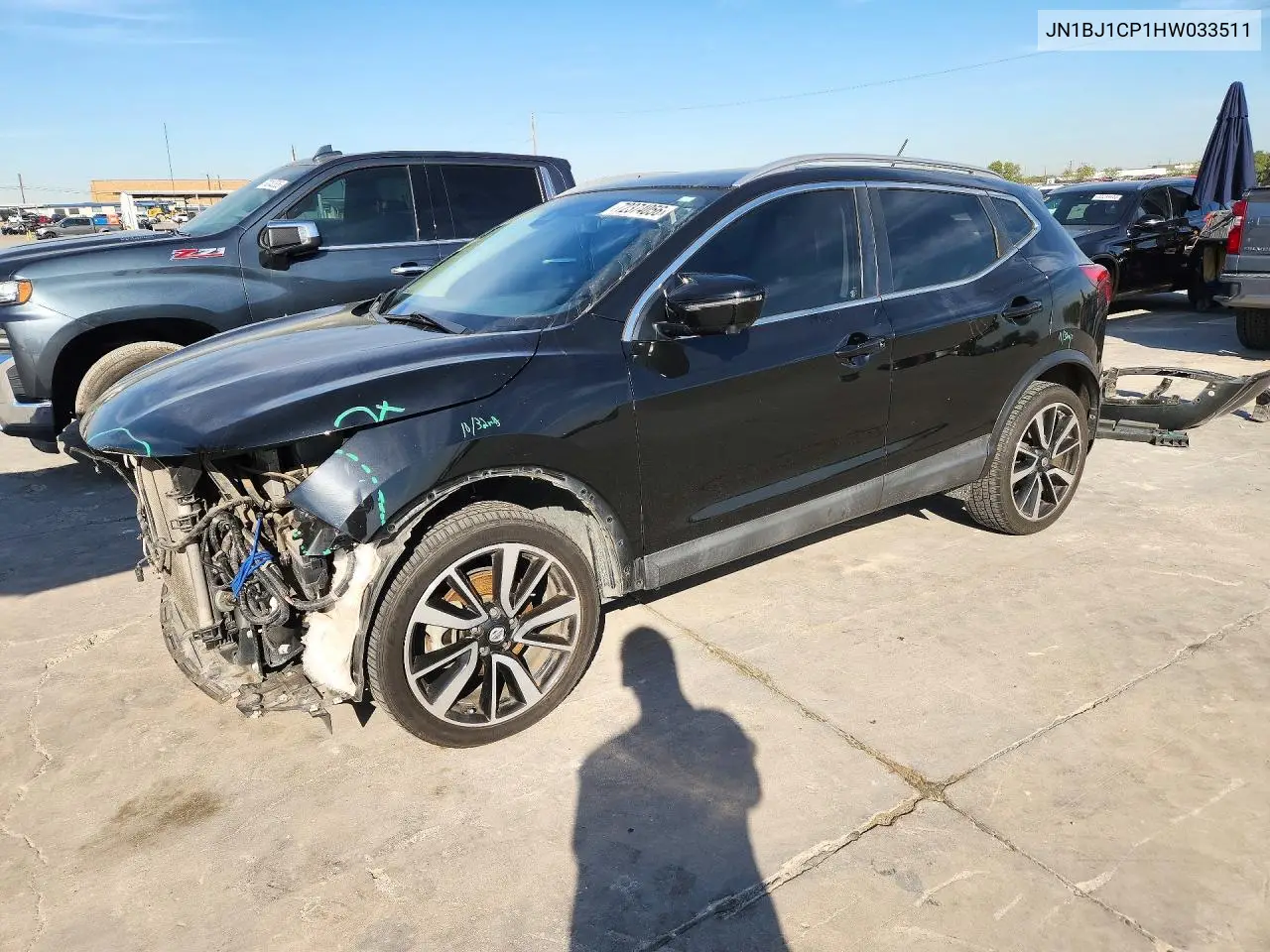 2017 Nissan Rogue Sport Sl VIN JN1BJ1CP1HW033511 фото 1