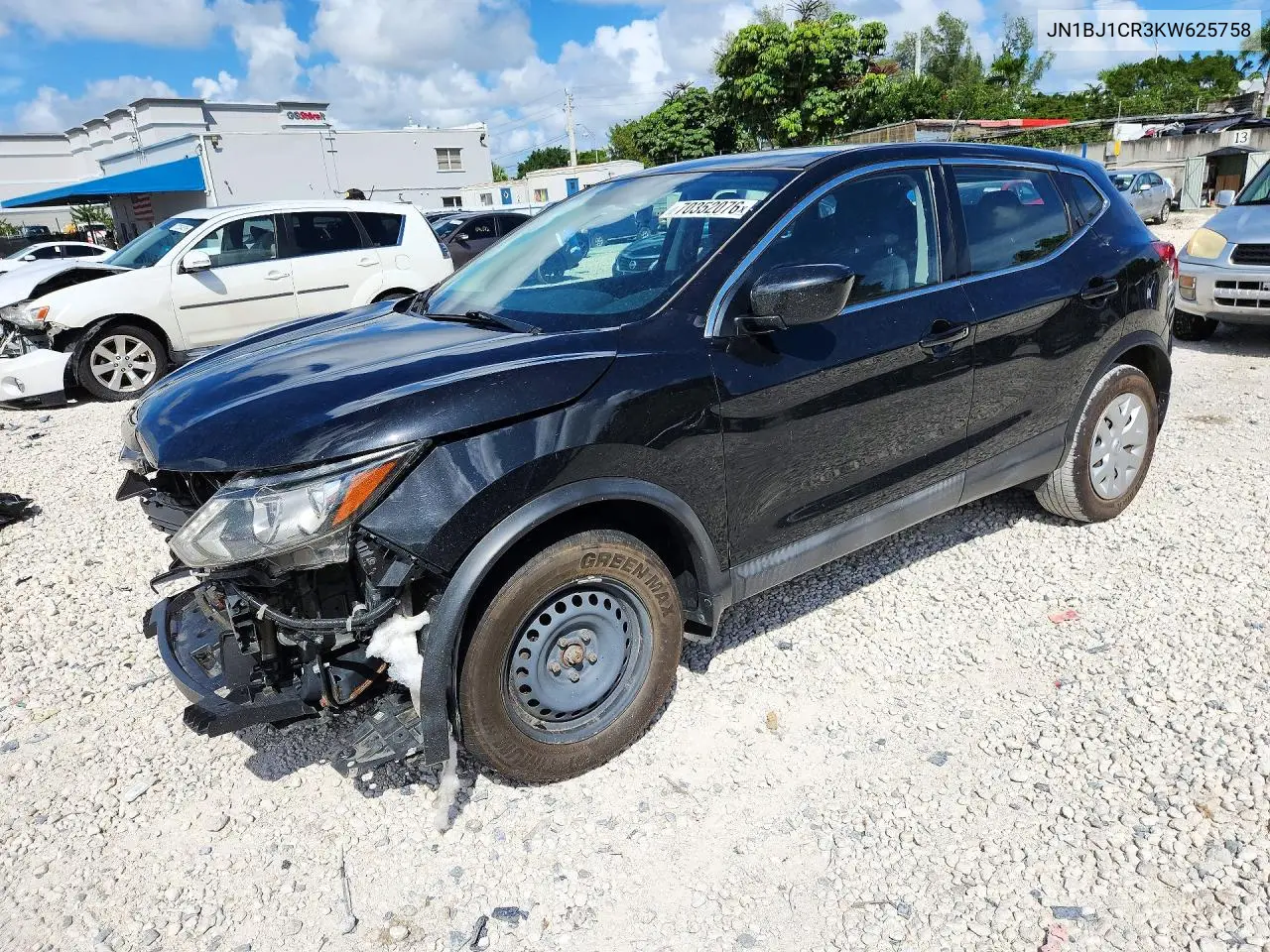 2019 Nissan Rogue Sport S VIN JN1BJ1CR3KW625758 фото 1