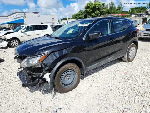 JN1BJ1CR3KW625758 — 2019 Nissan Qashqai, Передняя часть, фото до ремонта
