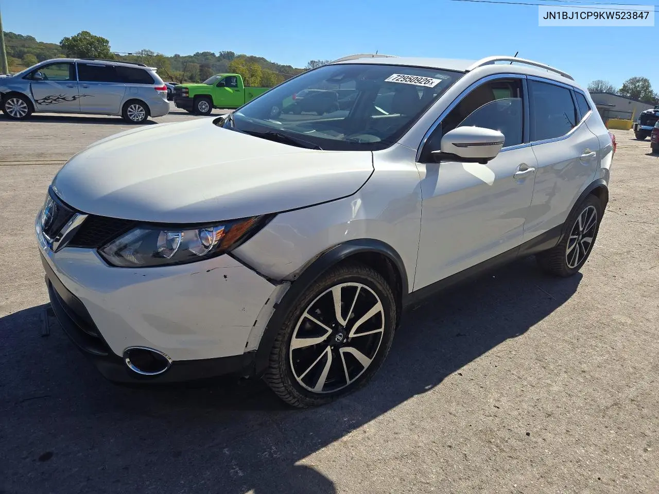 2019 Nissan Rogue Sport Sl VIN JN1BJ1CP9KW523847 фото 1