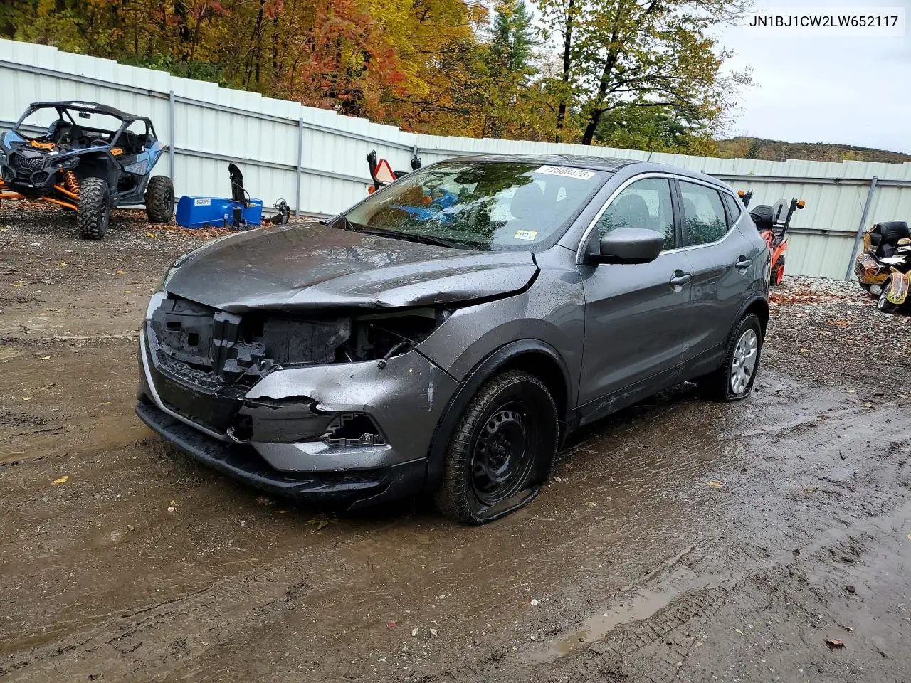 2020 Nissan Rogue Sport S VIN JN1BJ1CW2LW652117 фото 1