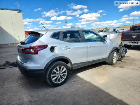 2020 Nissan Rogue Sport S VIN JN1BJ1CV2LW543194 фото 3