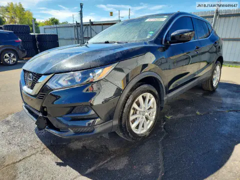 JN1BJ1AW7MW449647 — 2021 Nissan Qashqai, Сторона, фото до ремонта