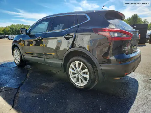 2021 Nissan Rogue Sport S VIN JN1BJ1AW7MW449647 фото 2