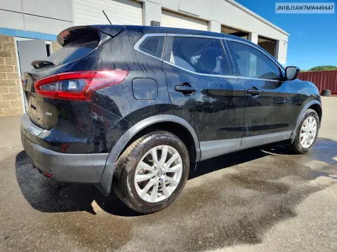2021 Nissan Rogue Sport S VIN JN1BJ1AW7MW449647 фото 3