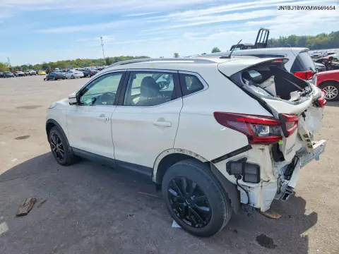 2021 Nissan Rogue Sport Sv VIN JN1BJ1BWXMW669654 фото 2
