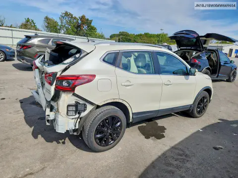 2021 Nissan Rogue Sport Sv VIN JN1BJ1BWXMW669654 фото 3