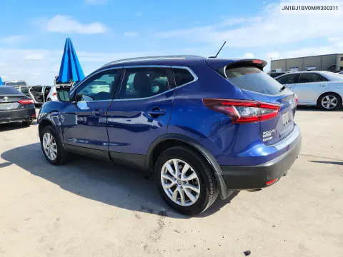 2021 Nissan Rogue Sport Sv VIN JN1BJ1BV0MW300311 фото 2
