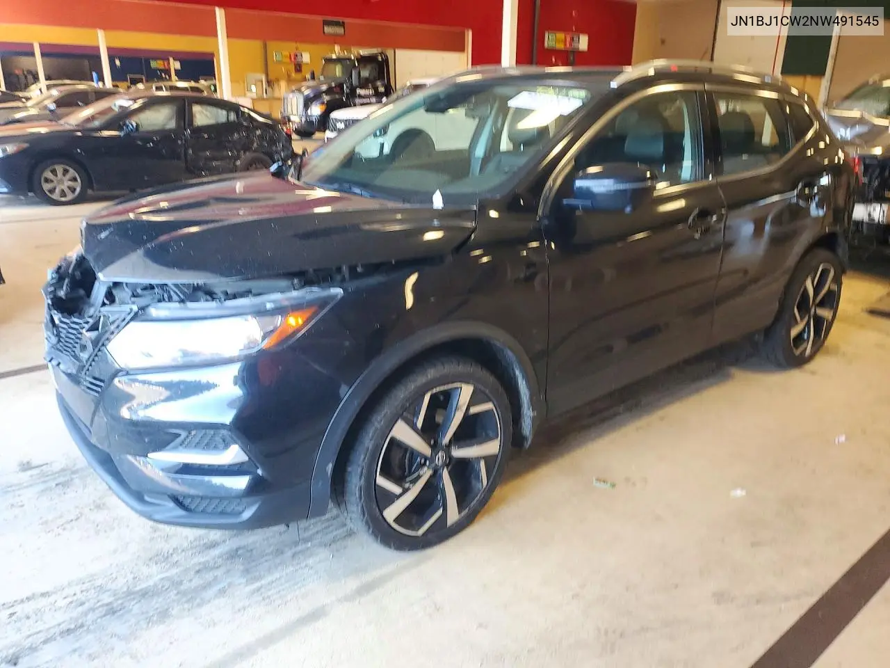 2022 Nissan Rogue Sport Sl VIN JN1BJ1CW2NW491545 фото 1