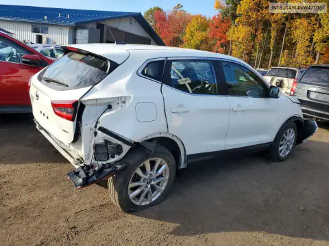 JN1BJ1AW4NW471087 — 2022 Nissan Qashqai, фото 3 с аукциона Copart, Задняя часть