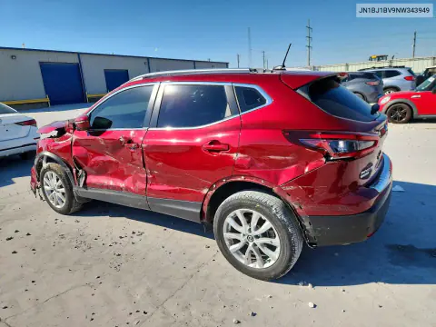 2022 Nissan Rogue Sport Sv VIN JN1BJ1BV9NW343949 фото 2