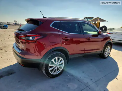 2022 Nissan Rogue Sport Sv VIN JN1BJ1BV9NW343949 фото 3