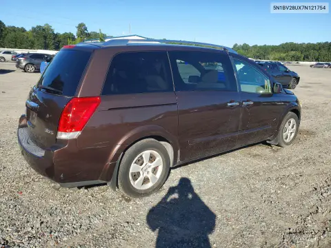 2007 Nissan Quest 3.5 VIN 5N1BV28UX7N121754 фото 3