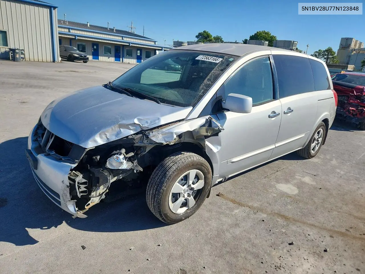 2007 Nissan Quest 3.5 VIN 5N1BV28U77N123848 фото 1