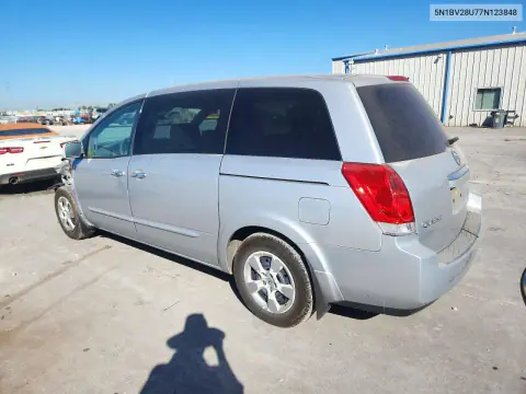 2007 Nissan Quest 3.5 VIN 5N1BV28U77N123848 фото 2