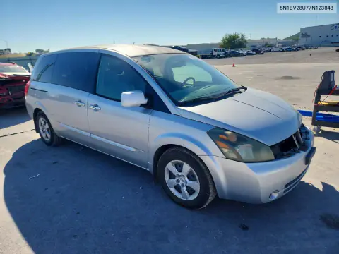 2007 Nissan Quest 3.5 VIN 5N1BV28U77N123848 фото 4