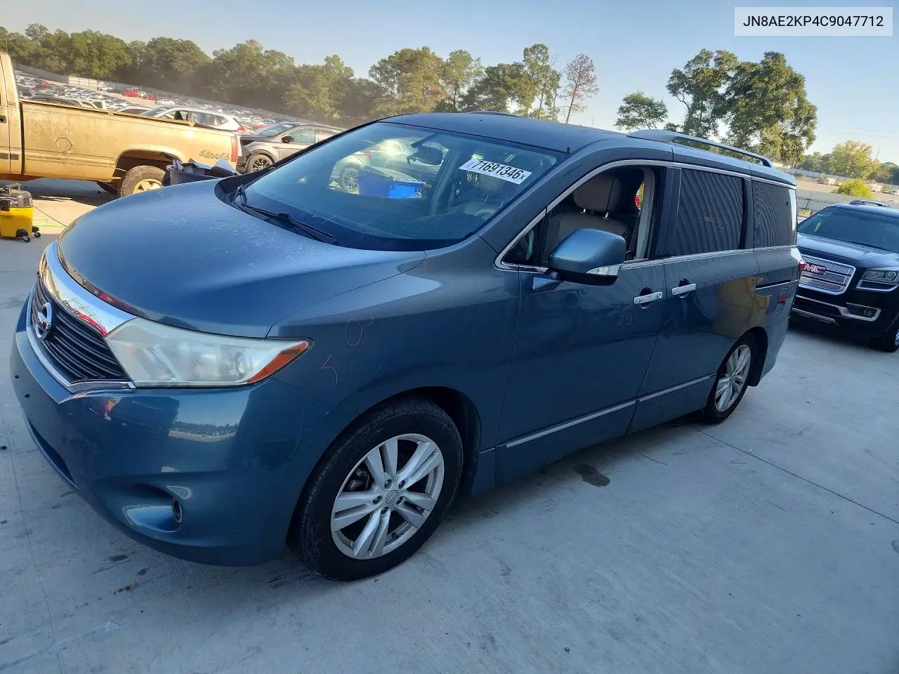 2012 Nissan Quest 3.5 S VIN JN8AE2KP4C9047712 фото 1